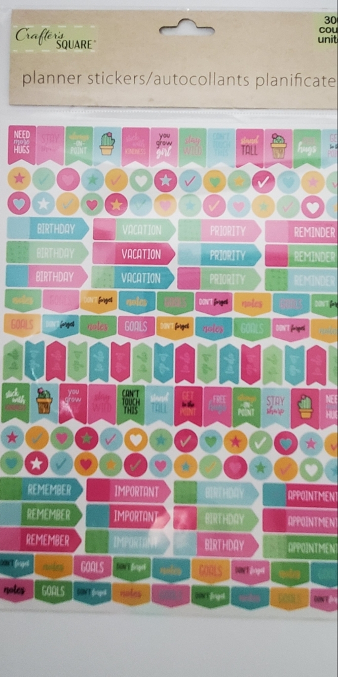 Colorful Planner Sticker Sheets - Bright Multicolor 9 Packs 300 Each Sticker - Picture 16 of 16